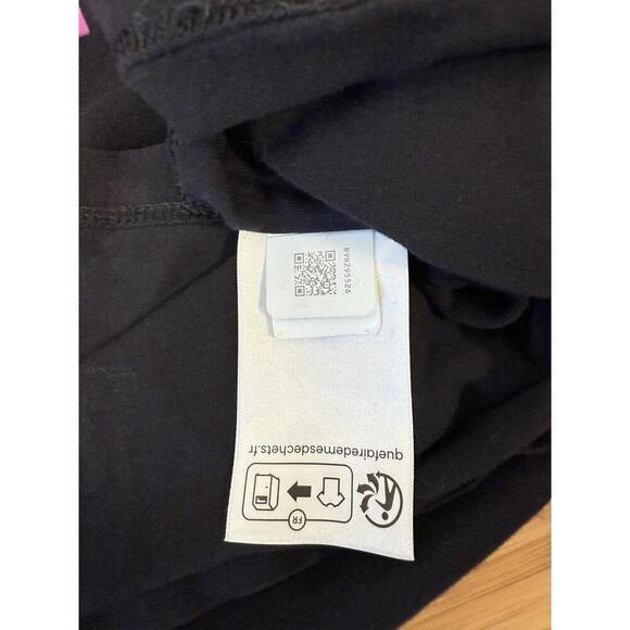 🖤 The North Face Oversized Logo Tee | Black & Magenta | Size XL - Picture 5 of 6